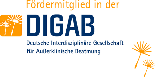 Fördermitglied in der DIGAB - Deutsche interdisziplinäre Gesellschaft außerklinische Beatmung